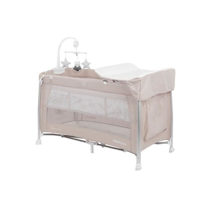 Lit parapluie Dessine Moi Beige 2 niveaux