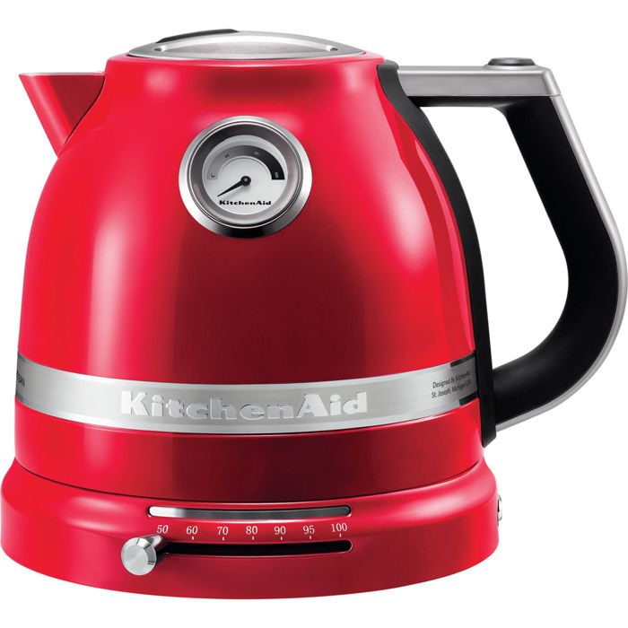 Bouilloire Electrique - KITCHEN AID - Artisan 5KEK1522EER - Rouge - 1.5L - 2400 Watt - Système anti-calcaire