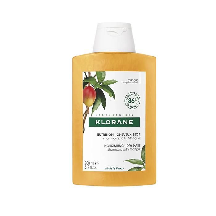 Cheveux-Klorane Shampoing Nutrition à la Mangue - Cheveux Secs 200 ml