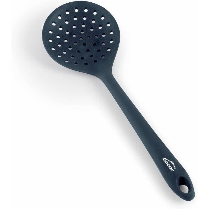 Skimmer en silicone - LACOR - Ecumoire - Couleur gris - Dimensions 50x50x28 cm - Résistant à la chaleur