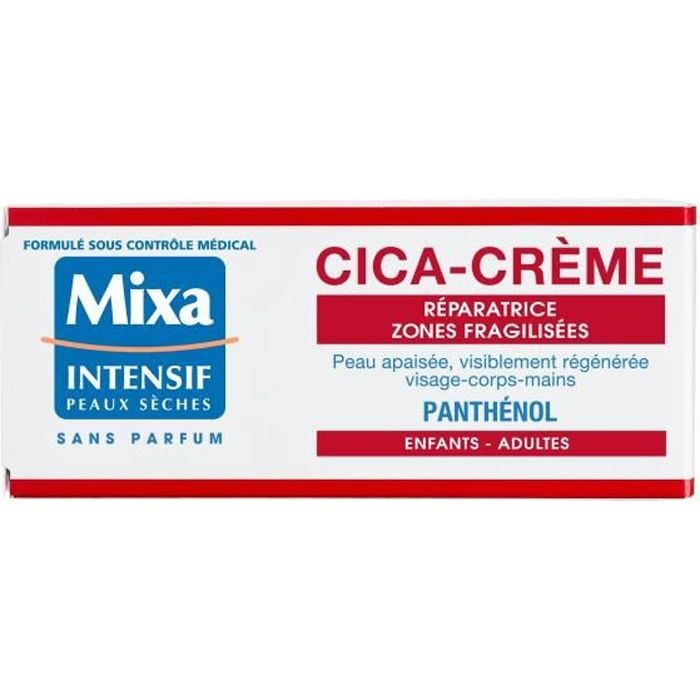 Cica-crème Réparatrice MIXA - Zones Fragilisées - 50 ml