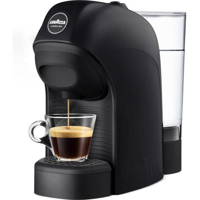Lavazza LM800 Tiny, Autonome, Cafetière à dosette, 0,75 L, Capsule de café, 1450 W, Noir