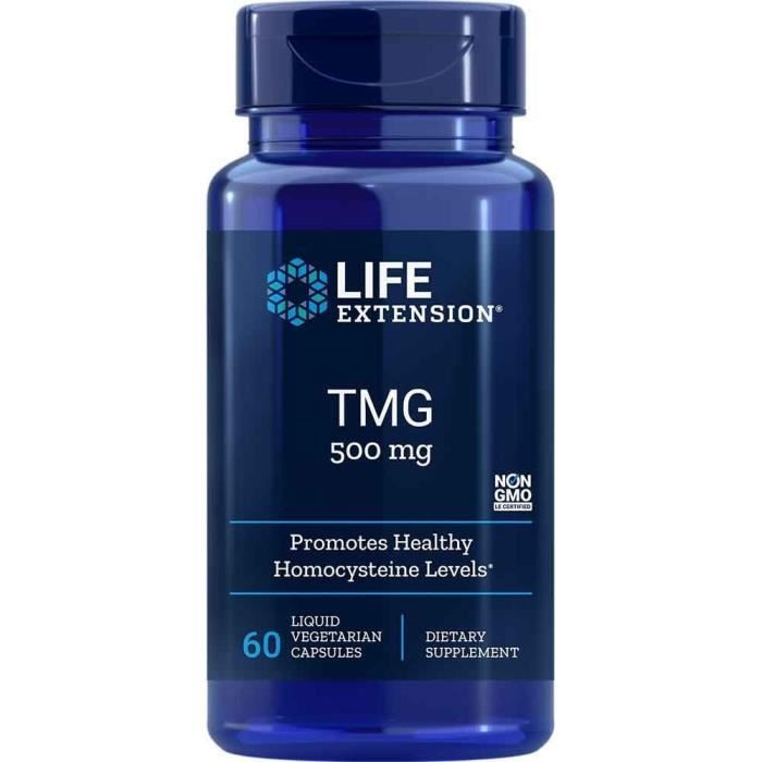 Compléments alimentaires LIFE EXTENSION Tmg Trimethylglycine Bleu marine
