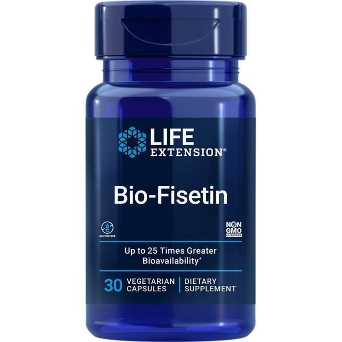 Compléments alimentaires Biofisetin 02414 30pcs, Life Extension, Usa