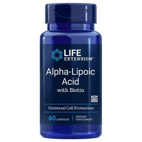 Life Extension Acide super alpha-lipoïque - Vitamines - Suppléments - avec Biotine 60 caps