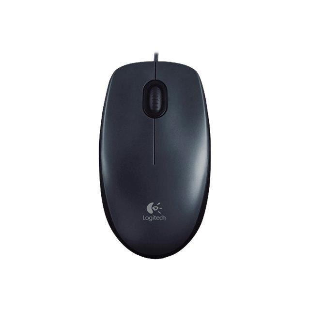 LOGITECH Souris M90 - Droitiers et gauchers - Optique - Filaire - USB