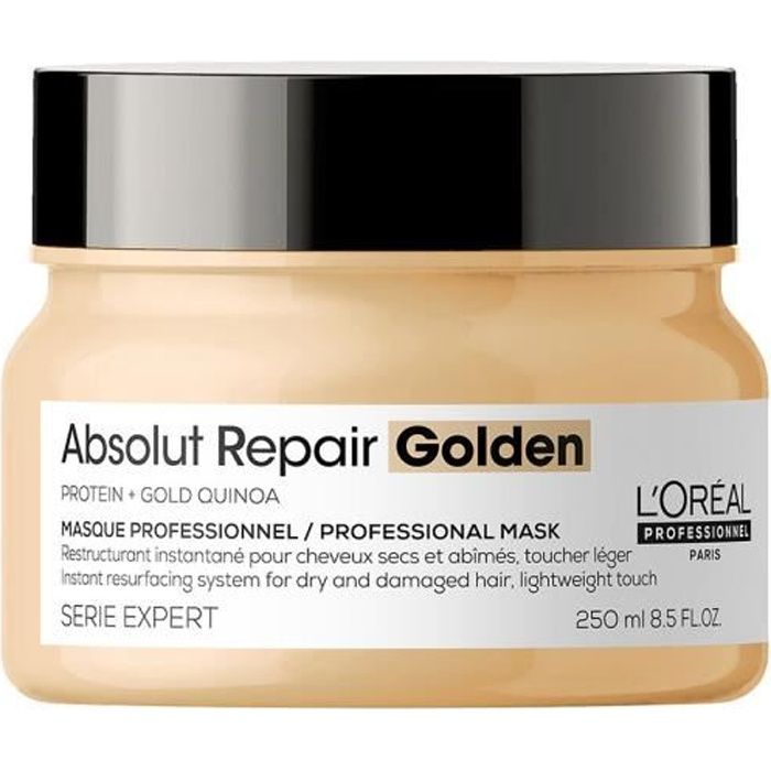 Masque - L'Oréal Professionnel - Absolut Repair - 250ml - Cheveux Abîmés - Brillance et Douceur