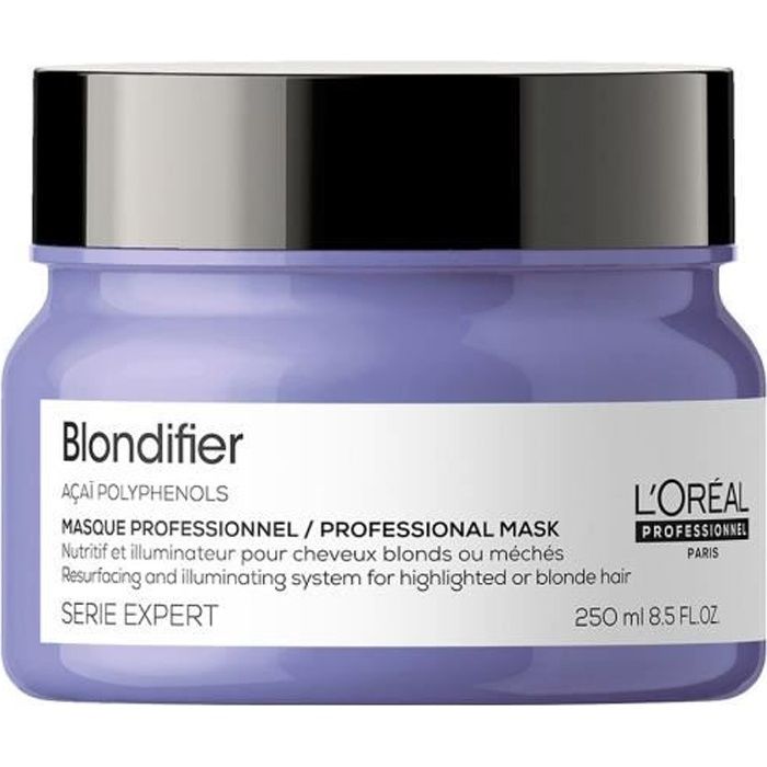 Masque capillaire - L'Oréal Professionnel - Blondifier - 250ml - Cheveux blonds - Nutrition intense