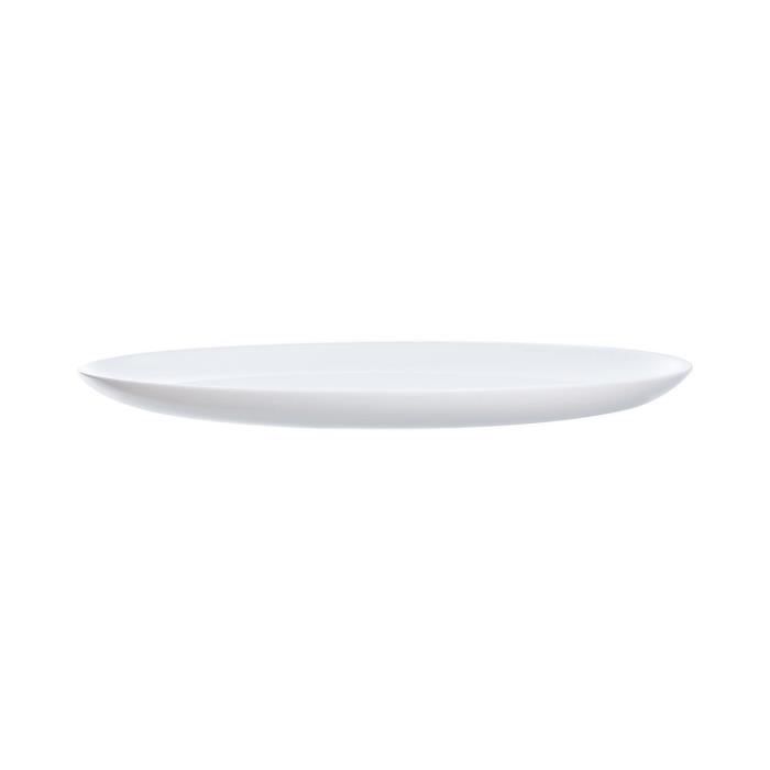 Assiette à pizza - Luminarc - Friend's Time - 32 cm - Opale - Compatible lave-vaisselle