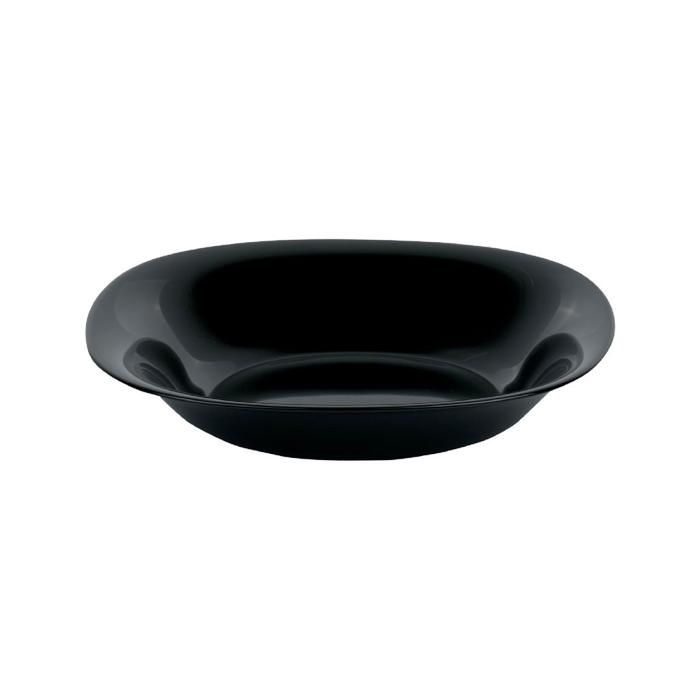 Assiette creuse noire 21 cm - Carine Noir - Luminarc