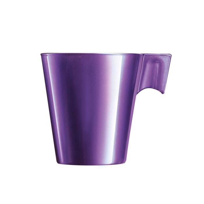 Tasse à expresso violette 8 cl - Flashy Expresso - Luminarc Violet