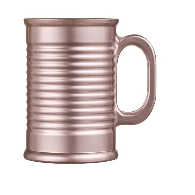 Mug à thé - LUMINARC - Conserve Moi Alu - 32 cl - Verre trempé - Résistant au micro-ondes