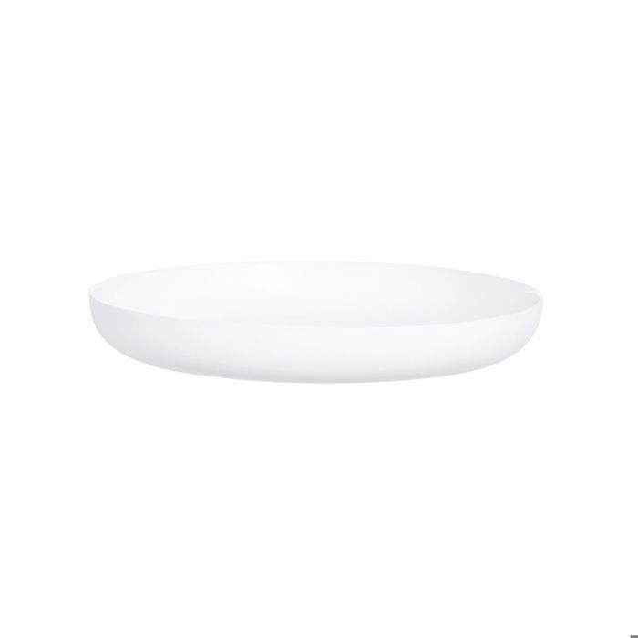 Assiette - Friend's Time - Couscous 25 cm - Opale - Ultra-résistante - Blanc