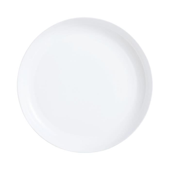 Assiette de présentation - Luminarc - Friend's Time Experience White - 29 cm - Opale - Blanc