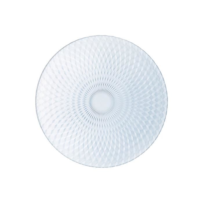 Assiette à dessert - LUMINARC - Pampille Clear - Verre trempé