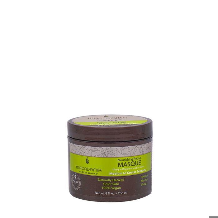 Masque capillaire - MACADAMIA - Hydratant Nourrissant - 236ml - Répare - Démêle - Sans sulfate