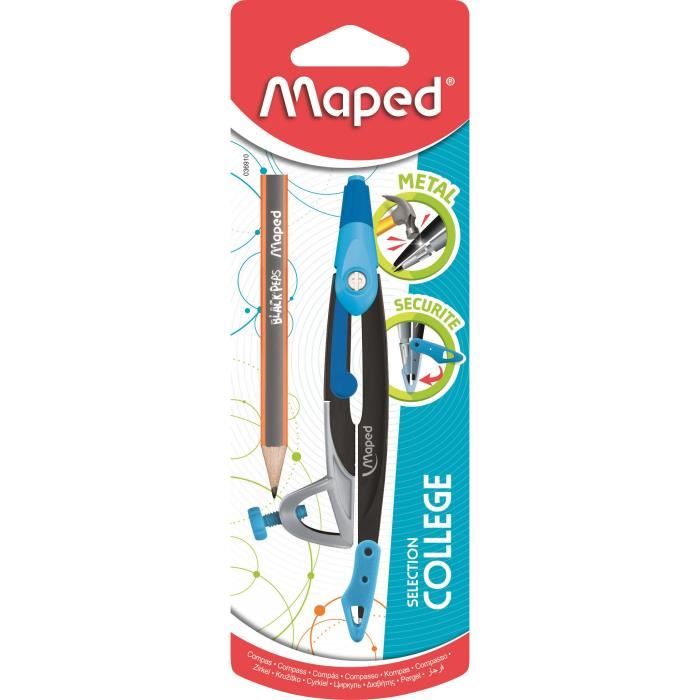 MAPED Compas Metal Open - Bague universelle
