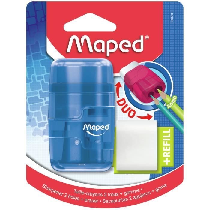 Maped 049210, Manual pencil sharpener, Transparent, Chine, Ampoule, 95 mm, 27,6 mm