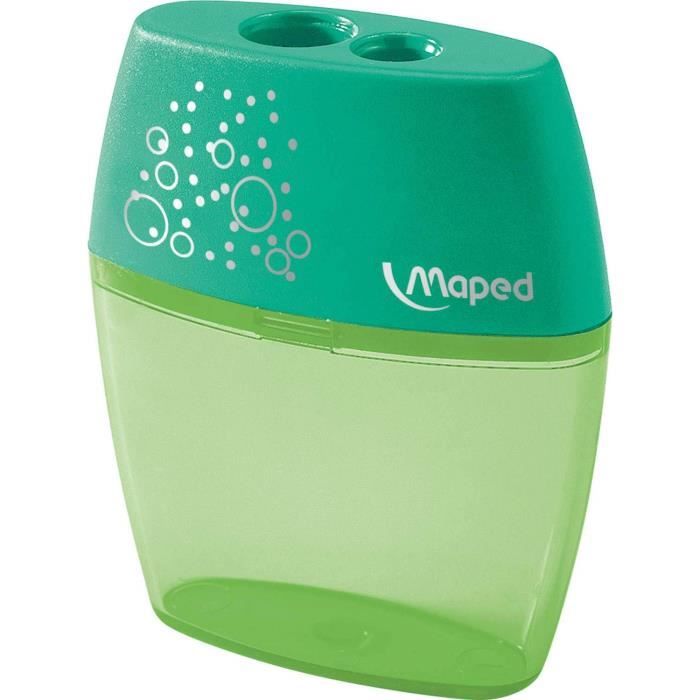 Maped Shaker Manual pencil sharpener - taille-crayons (Manual pencil sharpener, Plastique) - Couleur Aléatoire