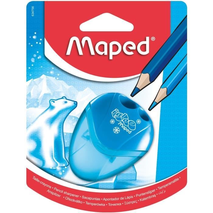 MAPED - Taille-crayons avec Réserve I-Gloo - 2 usages