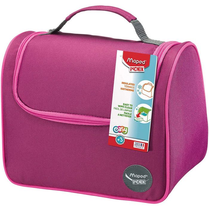 Sac à déjeuner - Maped PICNIK ORIGINS KIDS - Rose - Tissu - 25x19x17 cm - Enfant Fille
