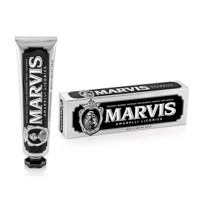 Dentifrice - Marvis - Menthe Reglisse Noir - 85ml - Nettoie et lisse - Émail préservé
