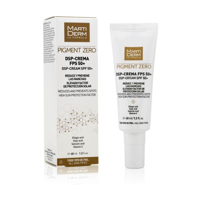 Crème dépigmentante - MartiDerm - Pigment Zéro DSP - SPF50+ - 40ml - Réduit les taches