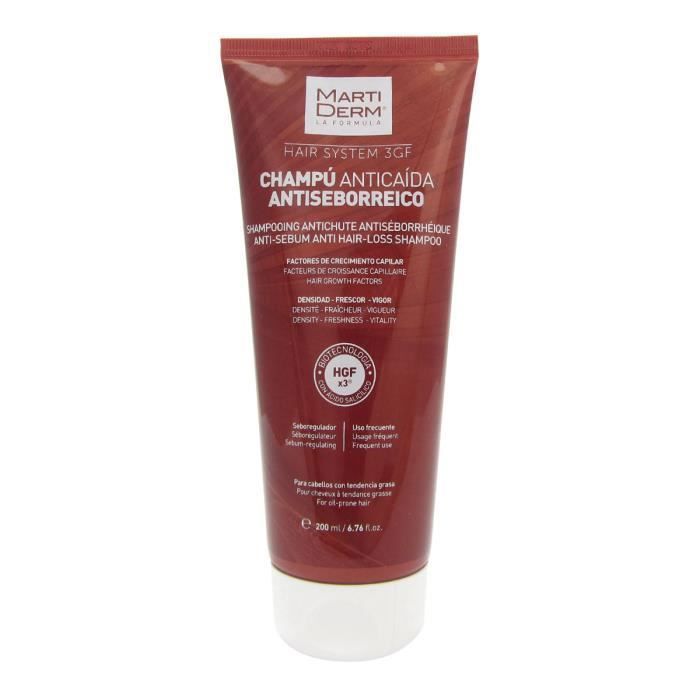 MartiDerm Hair System Shampooing Anti-Chute Anti-Sébum 200ml