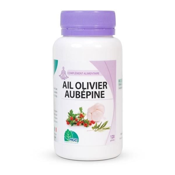 Ail Olivier Aubépine 250mg - 120 gélules