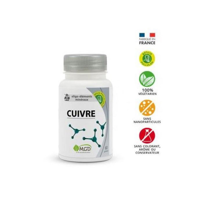 Cuivre 60 gélules