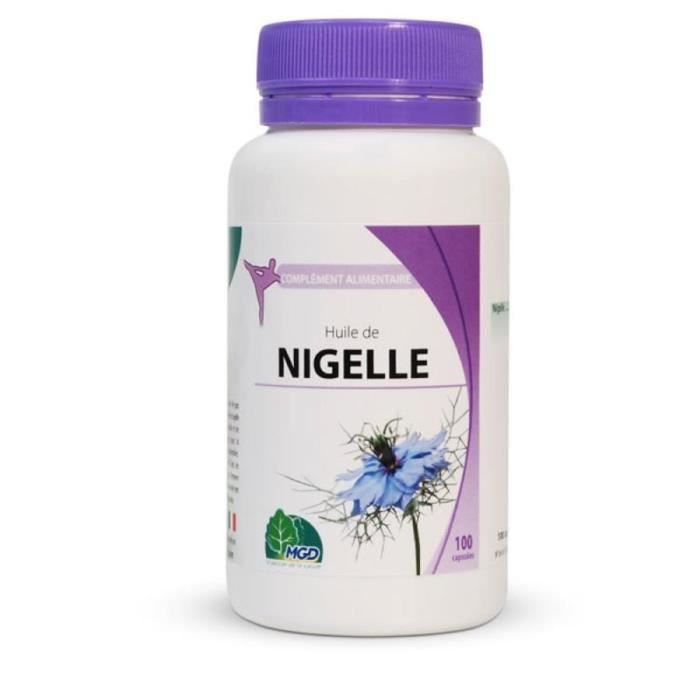 Huile de nigelle ou cumin noir 100 capsules