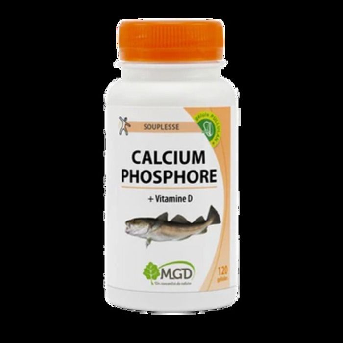 Calcium Phosphore Vitamine D 520mg - 120 gélules