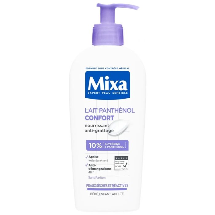Lait pour bébé - Mixa - Confort Panthénol - Hydratant - Apaisant - 250 ml