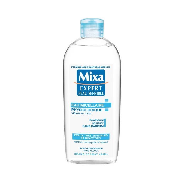 Eau Micellaire MIXA Peaux Très Sensibles et Réactives - 400 ml