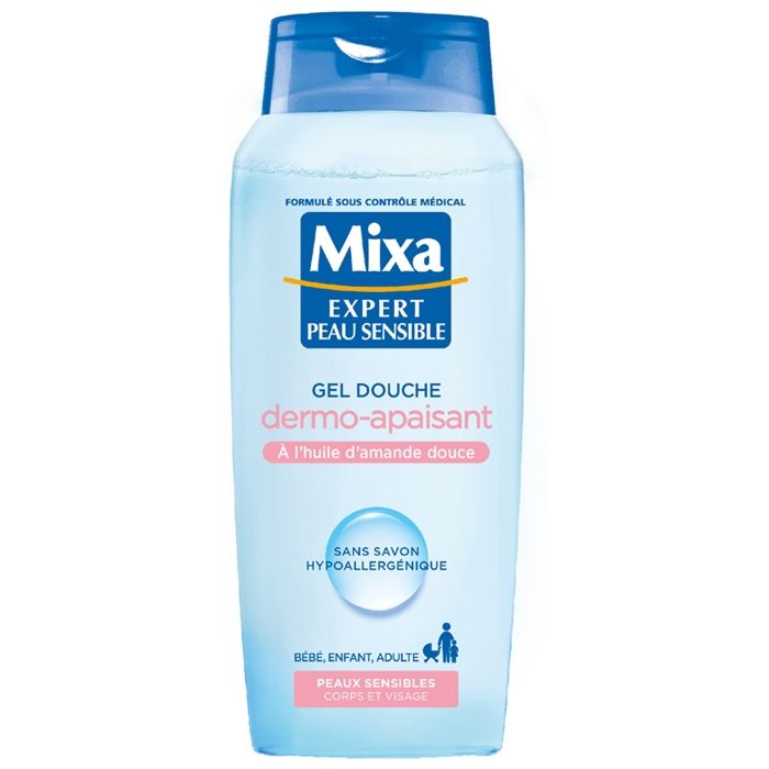 Gel douche - Mixa - Expert Peau Sensible - 400ml - Hypoallergénique - Amande douce