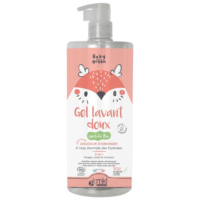 MKL Green Nature Baby Green Gel Lavant Doux 3en1 Bio 1 l