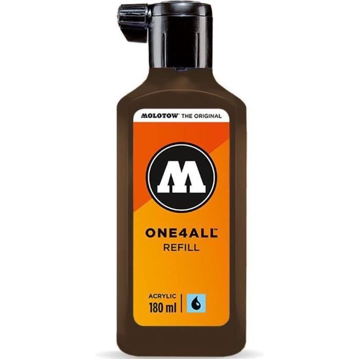 Peinture acrylique - Molotow - ONE4ALL - 180ml - Marron - Opacité élevée