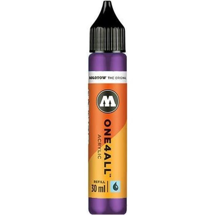 Encre de recharge - Molotow - ONE4all - 30 ml - Violet foncé - Indélébile