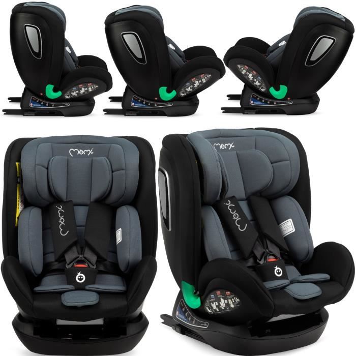 Siège auto MoMi URSO - I-SIZE (40-150cm) ISOFIX TOP TETHER - Noir