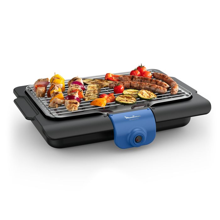 MOULINEX BBQ ELECTRIQUE BG134812 ACCESSIMO TABLE 2100 W GRILLE AMOVIBLE