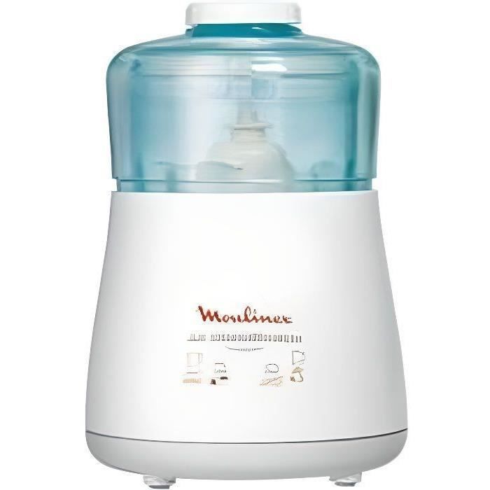 MOULINEX La Moulinette Hachoir électrique, 1000 W, Lames Powelix, Bol 330 g, 500 ml, Mixeur, Fabriqué en France DPA141