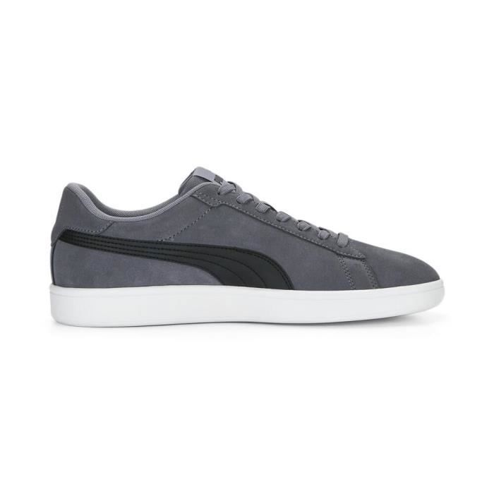 Baskets - Puma - Smash 3.0 - Cuir - Blanc - Mixte - Lacets