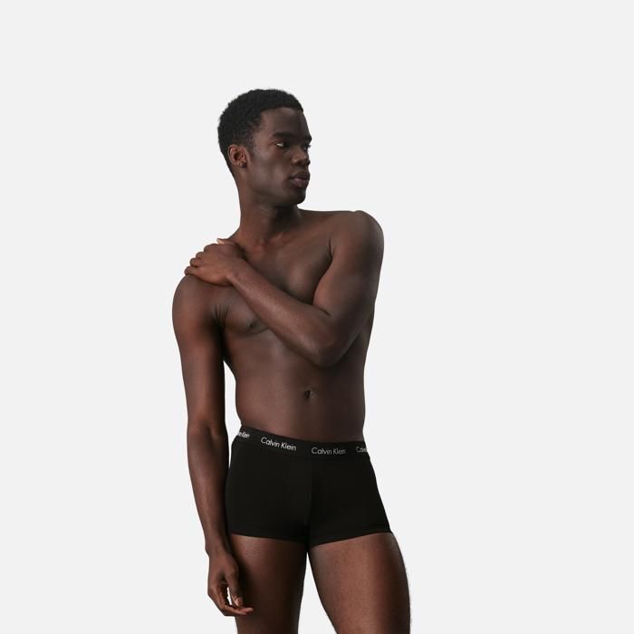 Shorty homme - CALVIN KLEIN - CKU54 - Lot de 3 - Noir - 95% coton, 5% élasthanne