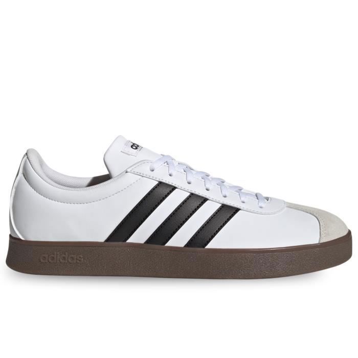 Basket - ADIDAS VL Court Base - Pour homme - Blanc et Marron