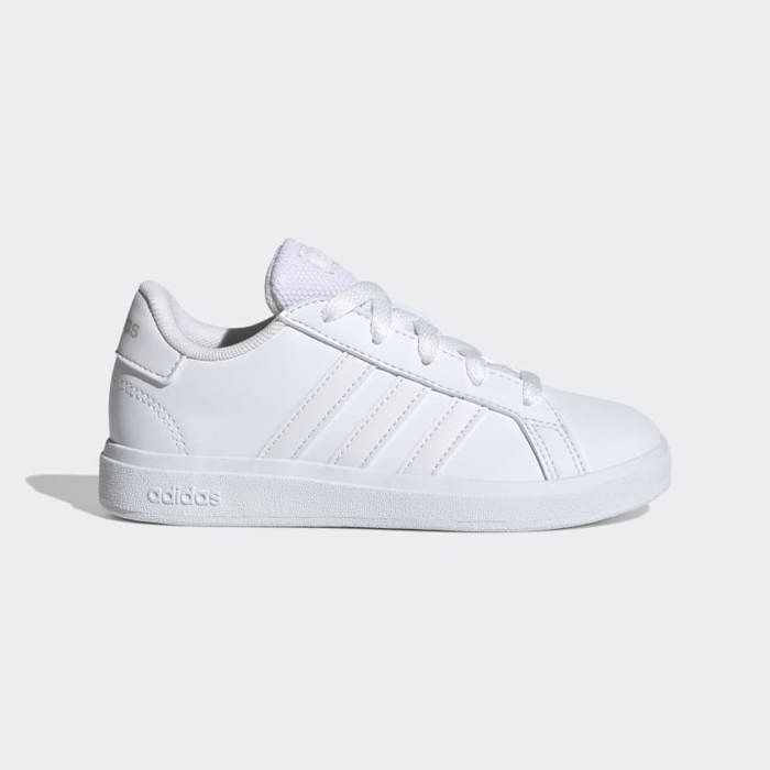 Chaussures - ADIDAS - Grand Court 20 K - Blanc - Mixte/Enfant - Multisport - Synthétique