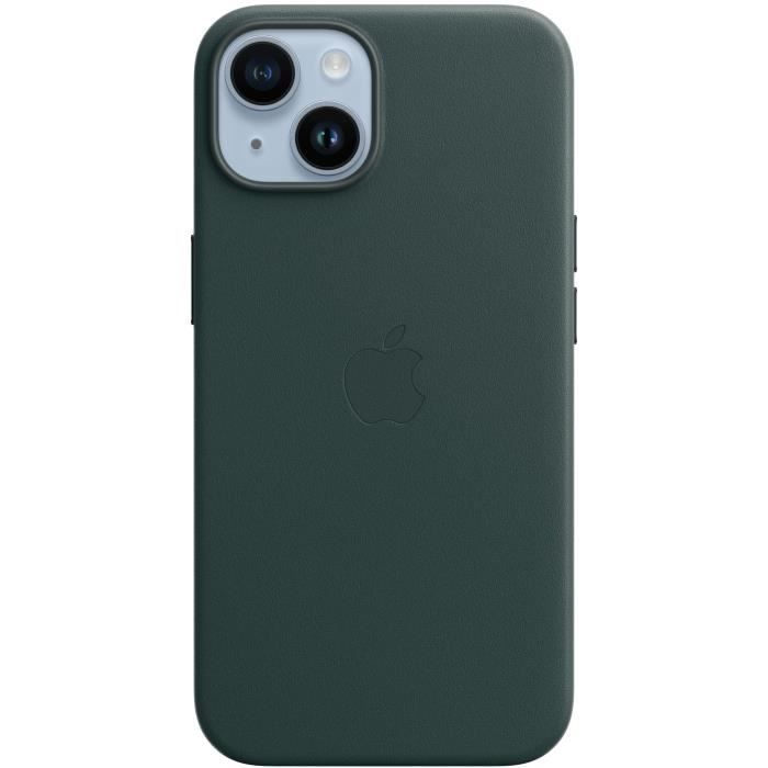 Coque APPLE iPhone 14 cuir Forest Green