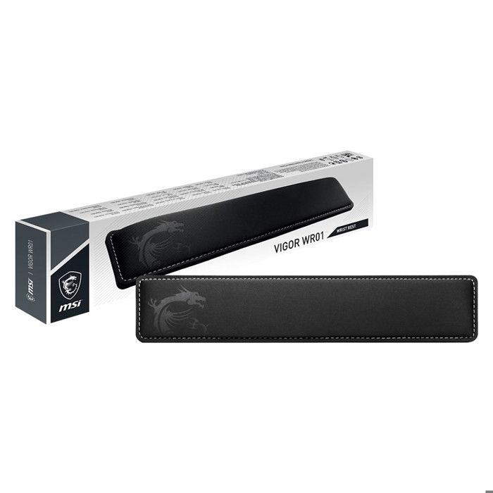 Repose-poignet - MSI - VIGOR WR01 - Mémoire de forme - Caoutchouc - Noir