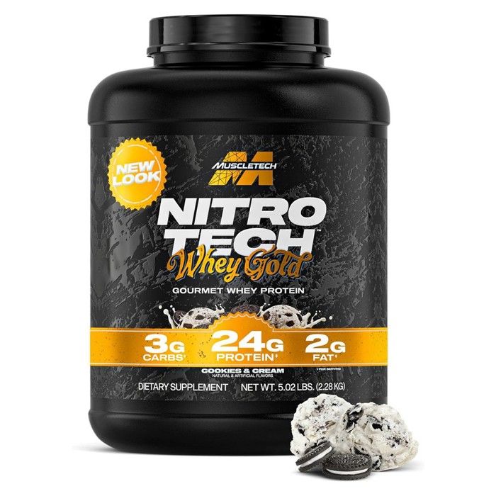 Performance Series Nitro-Tech 100% Whey Gold 6 lb - Biscuits et Crème - 2280 g