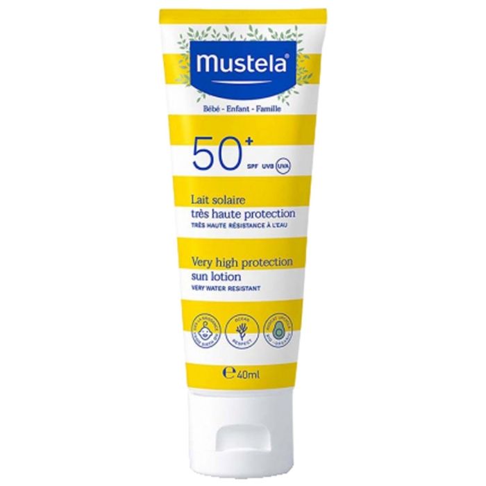 Mustela Lait Solaire Très Haute Protection Spf50+ 40 ml