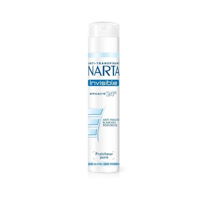 Déodorant Invisible Spray Anti-Transpirant 24H NARTA - 200 ml